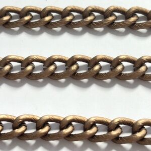 As Low As $2 New Brushed Bronze Curb Chain 27" (1)